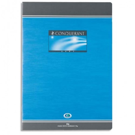 Cahier 21x29.7 Petit Carreaux 5x5  96pgs 70Gsm Ref: 016